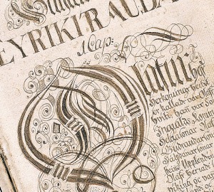 Eiríks saga rauða (Saga of Eric the Red) Icelandic manuscript (17th century)